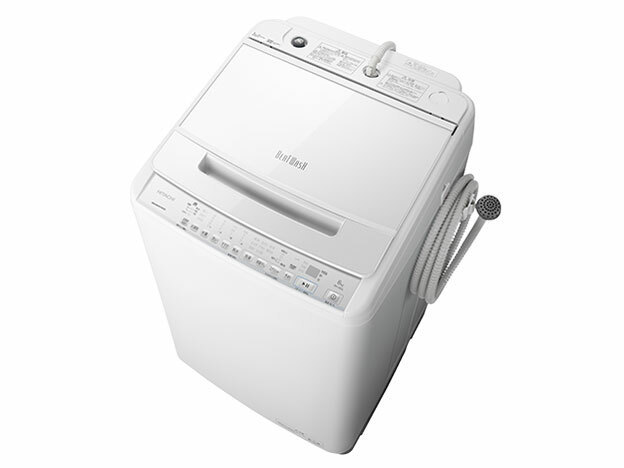 洗濯機 日立 ビートウォッシュ 全自動洗濯機 (洗濯8kg) BW-V80J-V ホワイトラベンダー