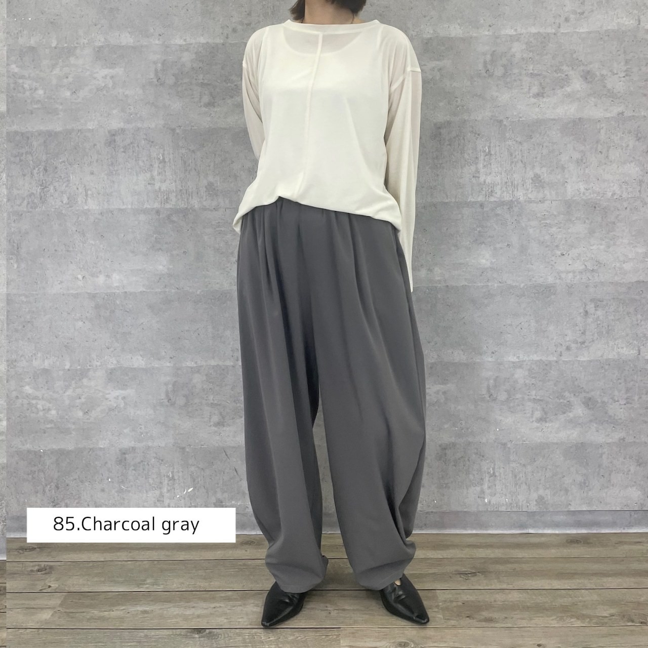 Anna Kerry ANNA KERRY アンナケリー モロッコパンツ CARCOAL