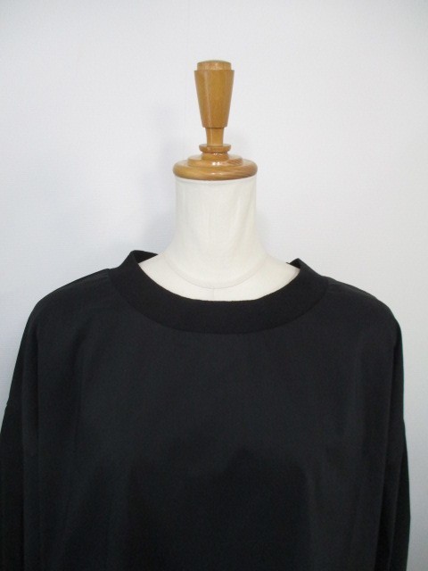 siro de labonte 売れ筋商品|||シロデラボンテ R513314 BLACK ストレッチブロードブラウス Tシャツ レディース 25春夏 長袖 プルオーバー ブラウス 洗える ブラック 送料無料 siro de labonte シロデラボンテ R513314 BLACK ストレッチ