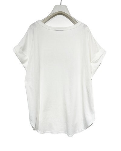 CHIGNON シニョン 8453-394KK アーチロゴフレンチTシャツ