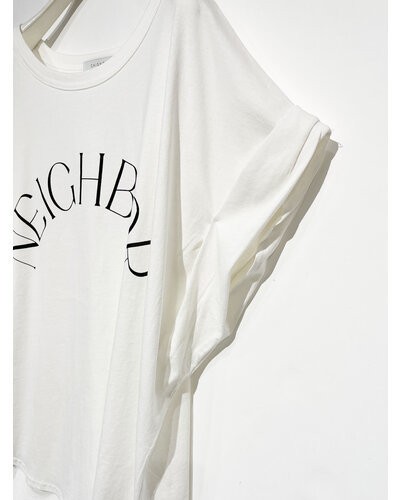 CHIGNON シニョン 8453-394KK アーチロゴフレンチTシャツ