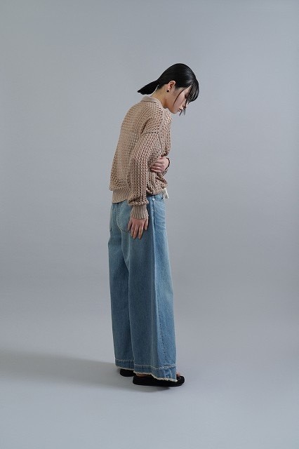 CYAN TOKYO シアントーキョー スリットヘムビンテージバギー