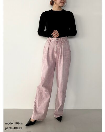 YENN イェン HIGH RISE TUCK WIDE PT 38 magnet_174503307500.jpg