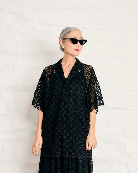 トーマスマグパイ THOMAS MAGPIE LACE SHIRTS BLACK 2252112