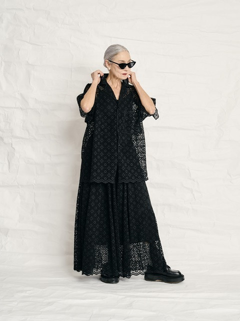トーマスマグパイ THOMAS MAGPIE LACE SHIRTS BLACK 2252112