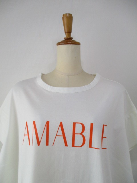 Siro de Labonte シロデラボンテ Tuck sleeve Tshirt AMABLE