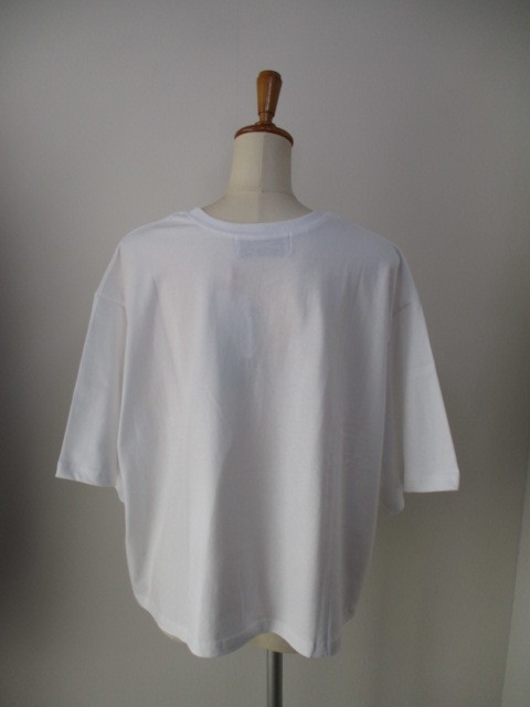 TRANOI トラノイ 223J241 mind wide tee WHITE 春夏 レディース