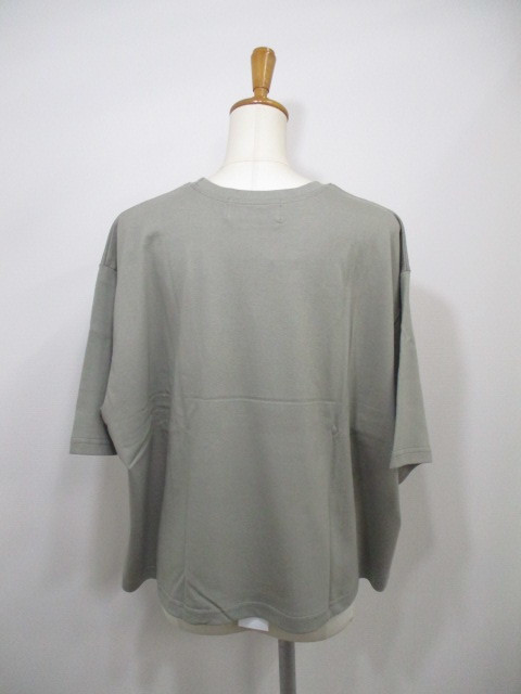 トラノイ 売れ筋商品|||TRANOI 223J241 mind wide tee 春夏 レディース フォトプリント チュールデザインTシャツ ワイドT ゆったりシルエット M 送料無料 カーキ TRANOI トラノイ 223J241 mind wide tee 春夏 レディース フォト