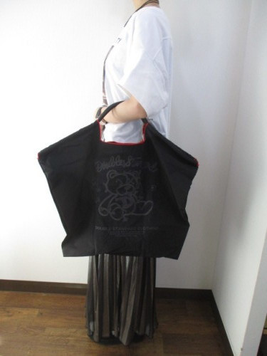AND COUTURE ショルダリーボンジャンスカ ブラック GIANNI CHIARINI / メタリック ALIFA レザーショルダーバッグ S