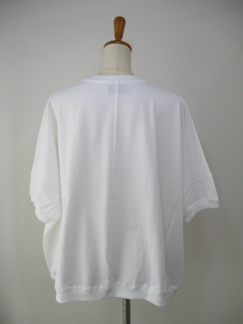 送料無料 マリードール MARIED'OR 芝生刺繍Tシャツ レディース 5分袖 ワイド 綿100 21245A 春夏 ブラック×オフ MARIED'OR 送料無料 マリードール 芝生刺繍Tシャツ レディース 5