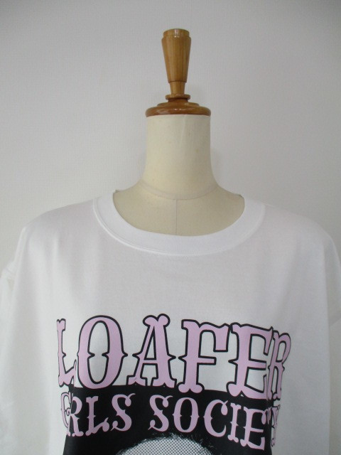 【送料無料】売れ筋商品|||THOMAS MAGPIE トーマスマグパイ Loaferロゴプリント BIG Tシャツ 2253859 綿100 日本製 男女兼用 オーバーサイズ フロッキープリント-ネイビー トーマスマグパイ THOMAS MAGPIE LoaferロゴプリントBIG Tシャツ