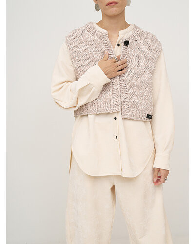 Eaphiのベルトつきベスト新品未使用タグ付き♡ linen like belt vest beige