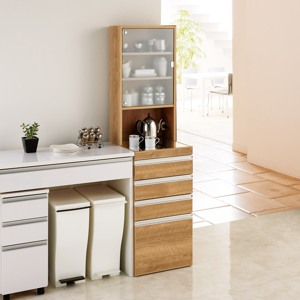 最適な価格 家具 収納 キッチン収納 食器棚 キッチンストッカー 食品ストッカー 色が選べるステンレス天板 すき間収納庫 ハイタイプ 幅45高さ170cm 正規激安 Kuljic Com