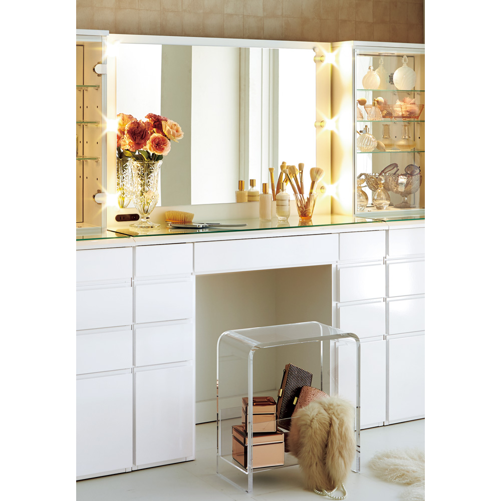 フォルテ LEDライト付き 楽屋ドレッサーシリーズ ドレッサー 幅99cm