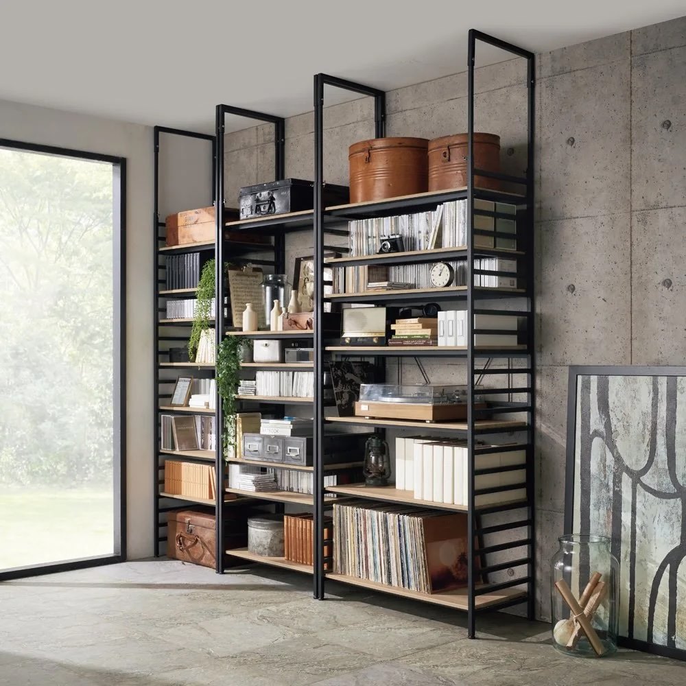 dinos（ディノス） ブルックリンテイスト頑丈突っ張りラック 幅60cm