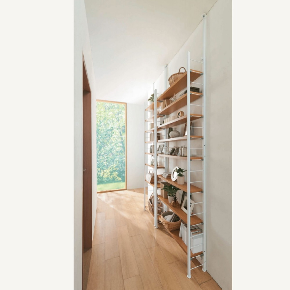 dinos（ディノス） 突っ張り式高さ調節シリーズ シェルフラック 幅60