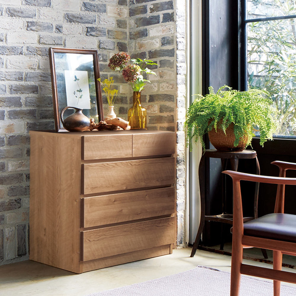 dinos（ディノス） 頑丈天板を賢く活用！ワイドクローゼットチェスト 4