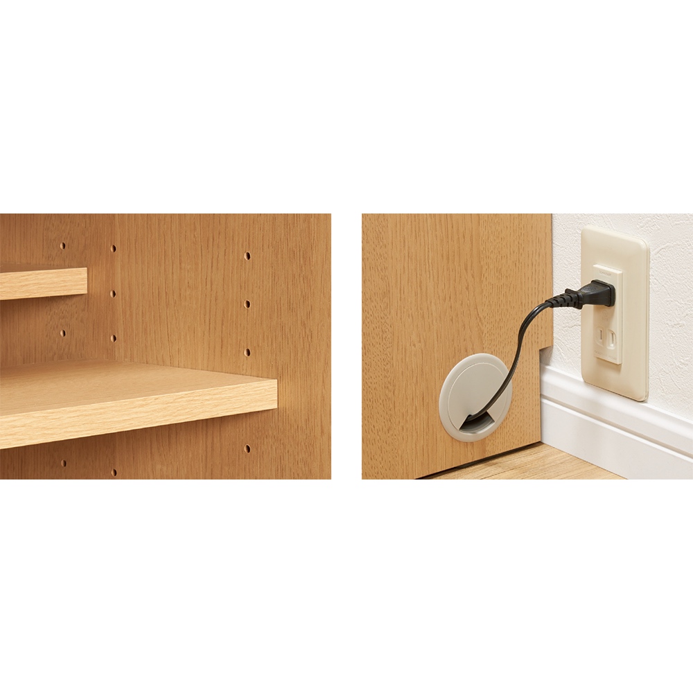 【最終】 リビング収納 テレビ台 テレビボード コンセント パソコン コード収納 狭い場所でも収納たっぷり引き戸壁面収納シリーズ テレビ台 幅155cm 808913 【PET1588392812】 (55766円)