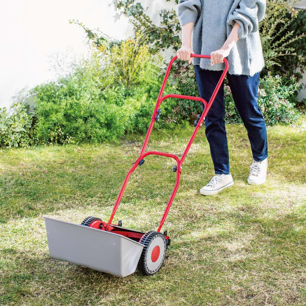 ガーデニング用品 エクステリア 庭手入用品 芝刈り機 UVカット 電気代がかからない！お手軽芝刈り機 G37502 