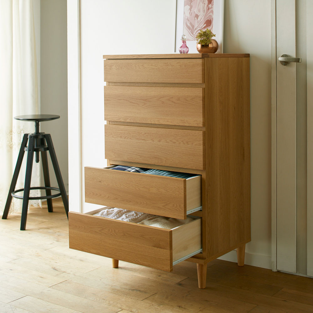 dinos（ディノス） 北欧ジュエリー収納付チェスト ハイタイプ 幅60cm