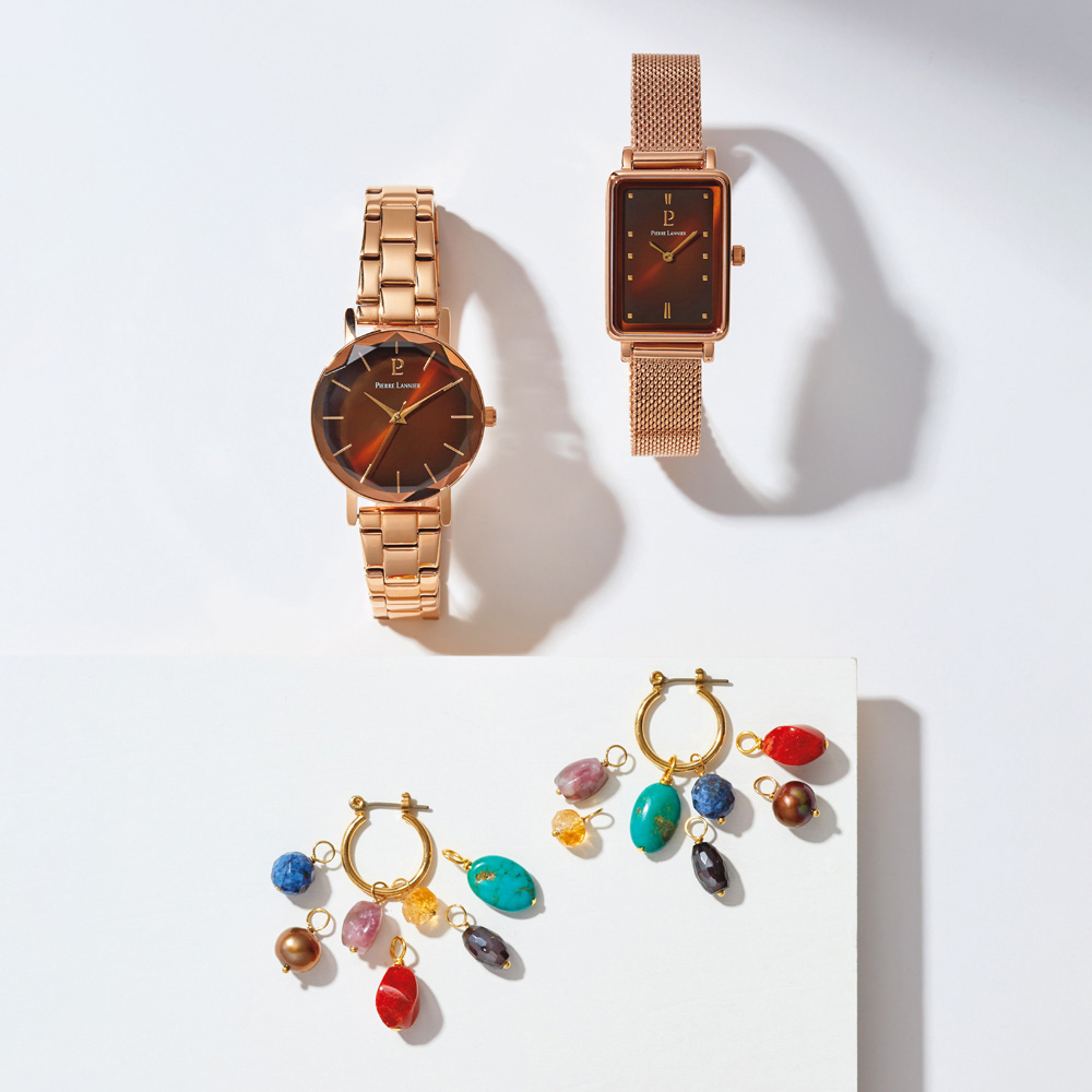 dinos（ディノス） Pierre Lannier/ピエールラニエ ラウンドウォッチ