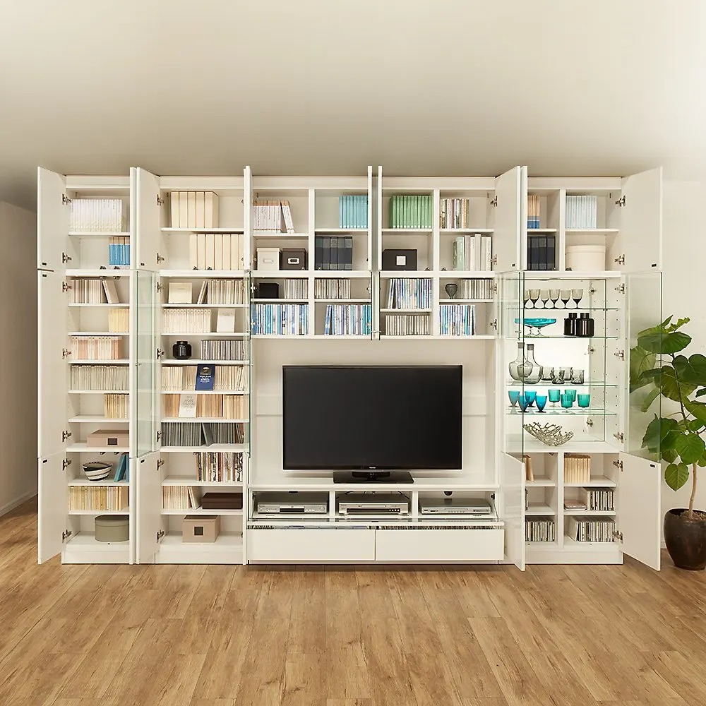 dinos（ディノス） 50 55インチ 壁面収納テレビ台 幅155高さ180cm