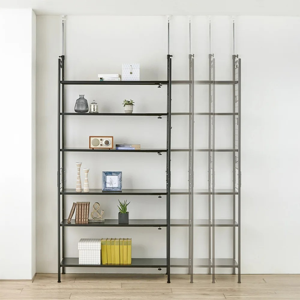 dinos（ディノス） 壁面を有効活用できる 幅伸縮 頑丈ラック 2段 本棚