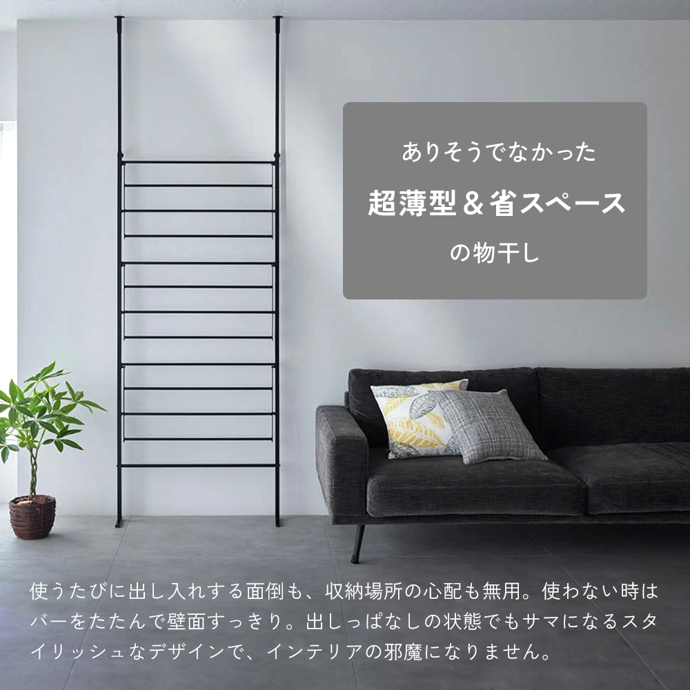 dinos（ディノス） 超薄型 省スペース 平干し 壁際収納 壁面収納 収納