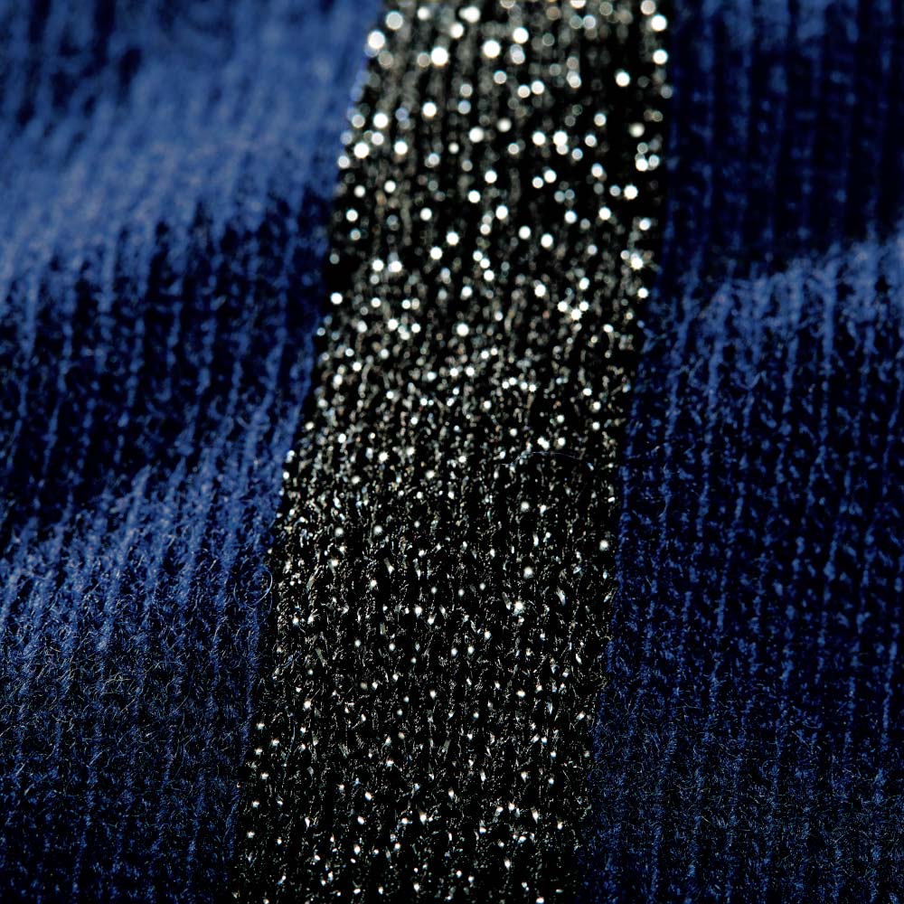 dinos（ディノス） ラメライン入り ウールカシミヤ ワンピース