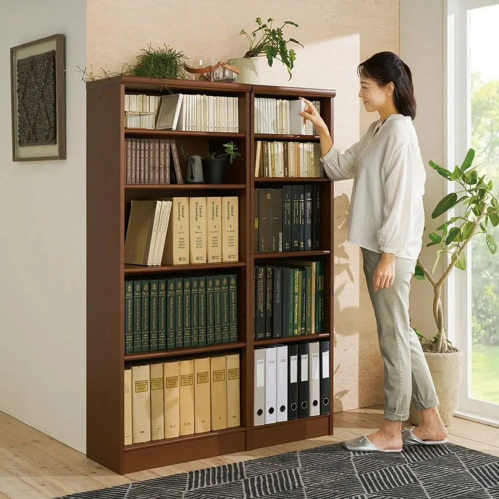 dinos（ディノス） 棚位置が全て選べるオープン本棚 幅86.5cm高さ150cm