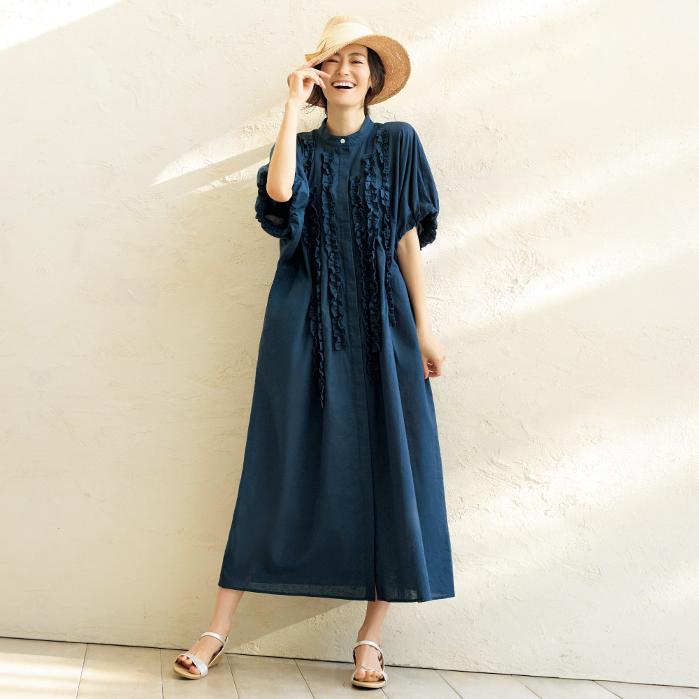 dinos（ディノス） ロング 50代 きれいめ 60 40 レディース TEEE