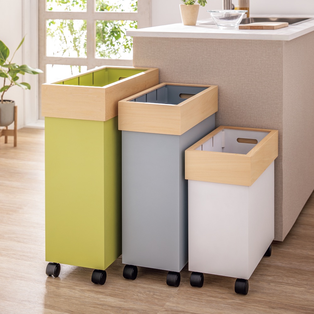 楽天市場】ゴミ箱 カラーペール ふた付き 45L 丸型 日本製