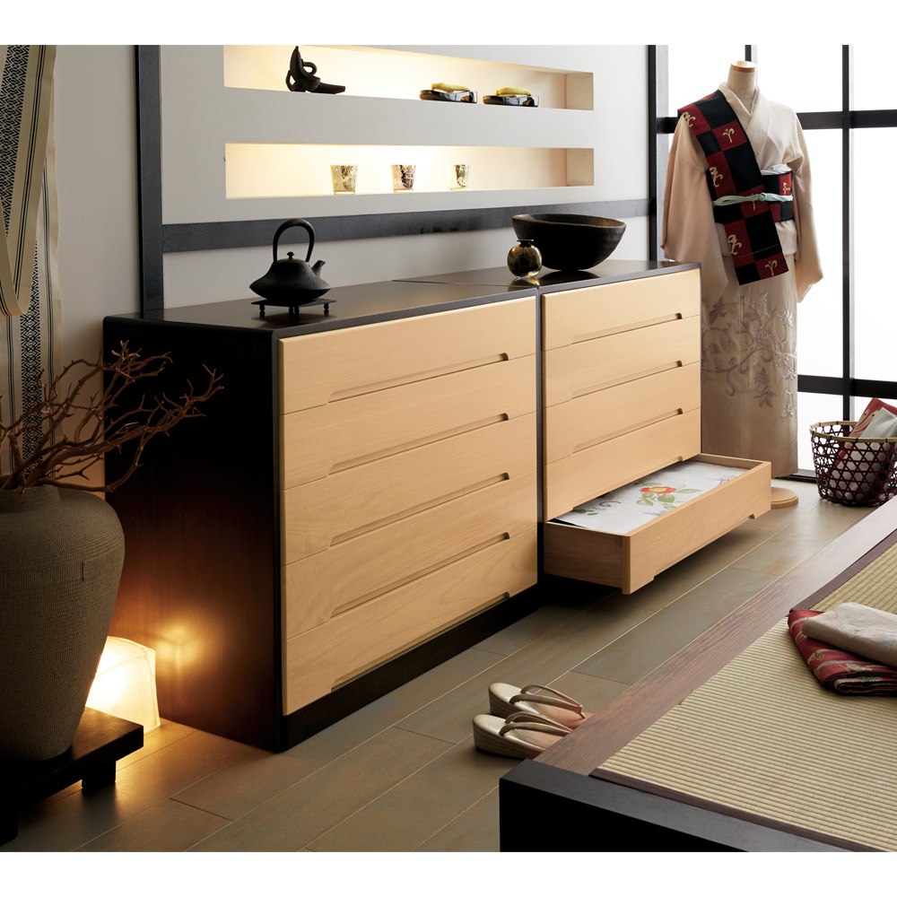 ディノス日本製タンスユニットクローゼットハイチェスト引き出し180×90