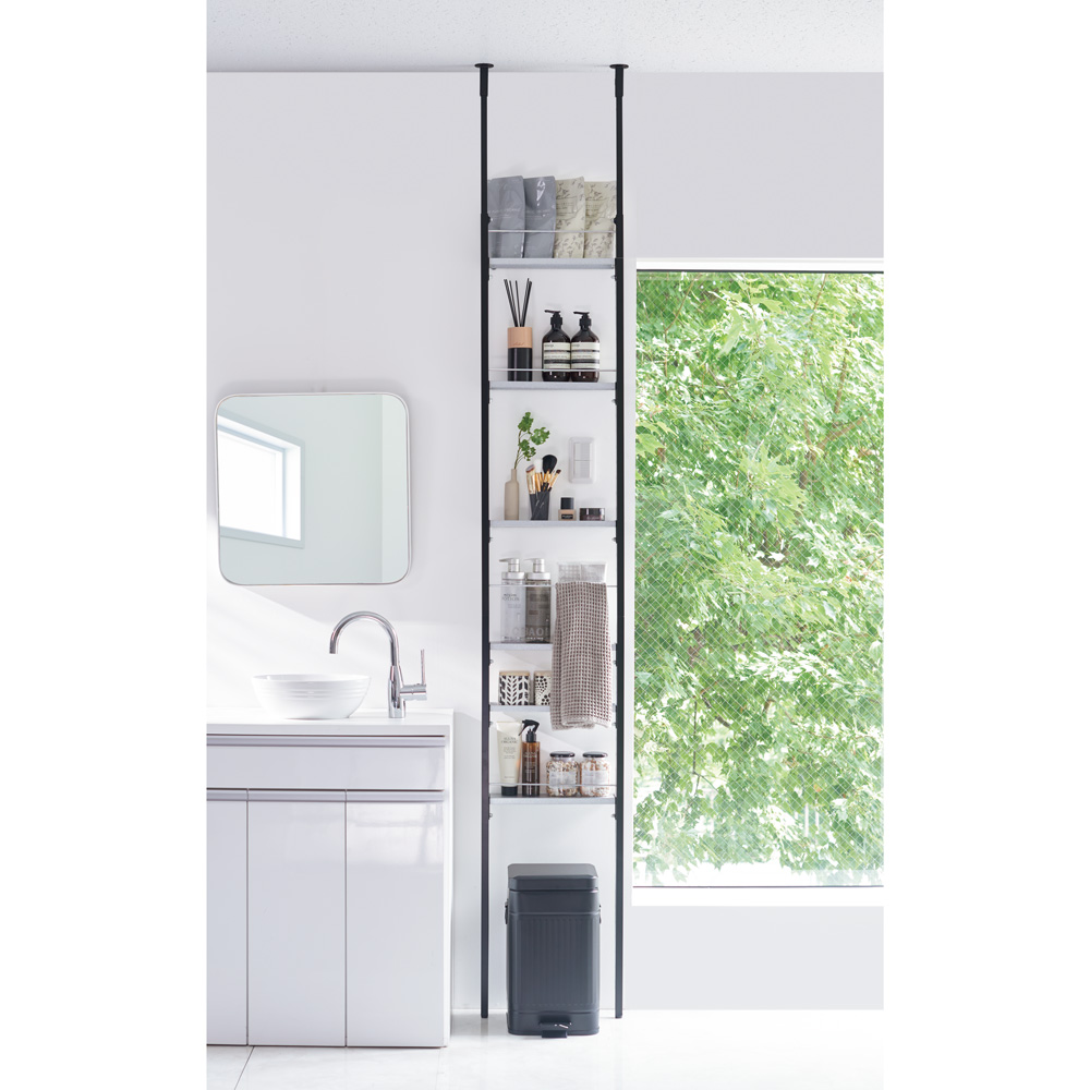 dinos（ディノス） 超薄型突っ張りディスプレイ収納ラック 幅40cm