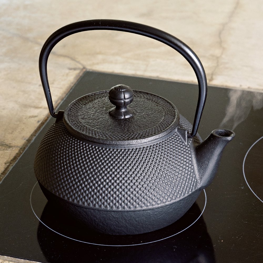 Amazon | 南部鉄器、鉄瓶、直火釜、鉄瓶、鉄鋳物、茶道具、鉄