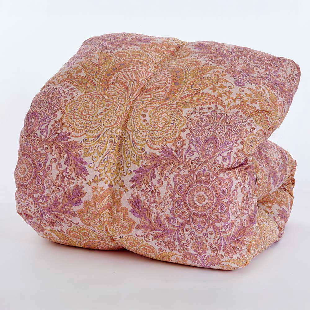 新品＊五ッ星ロイヤルフランス産1,0キロ＊羽毛布団（シングルピンク） ICHIBA フランス産5つ星羽毛掛け布団 お得なシングルロング2枚組