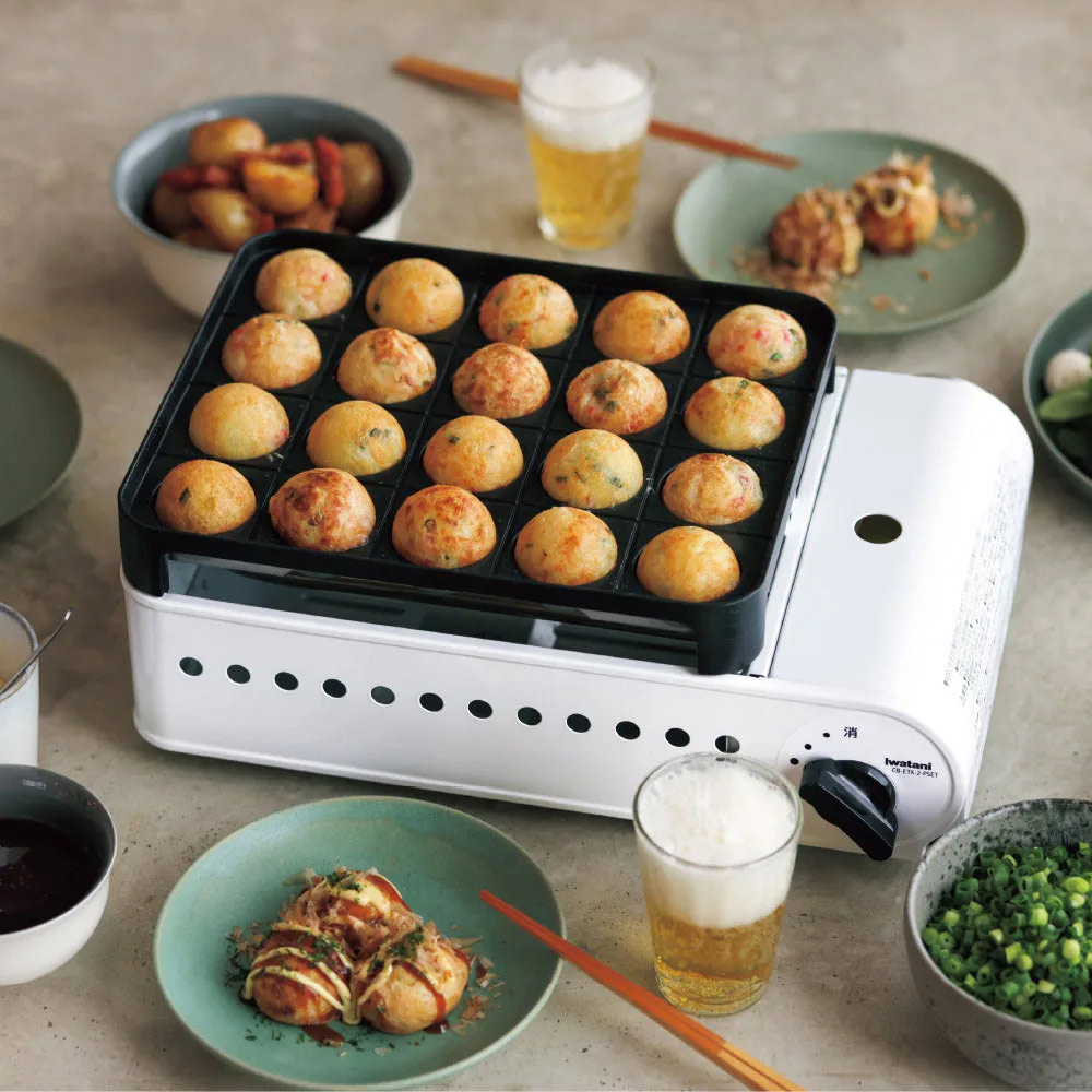 新品！snow peak 持ち上げよ ☆たこ焼き器☆イワタニカセット