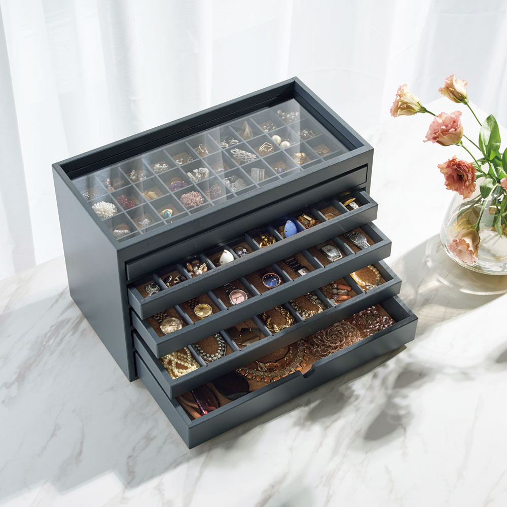 dinos（ディノス） ディスプレイジュエリーボックス 幅40cm 小物収納