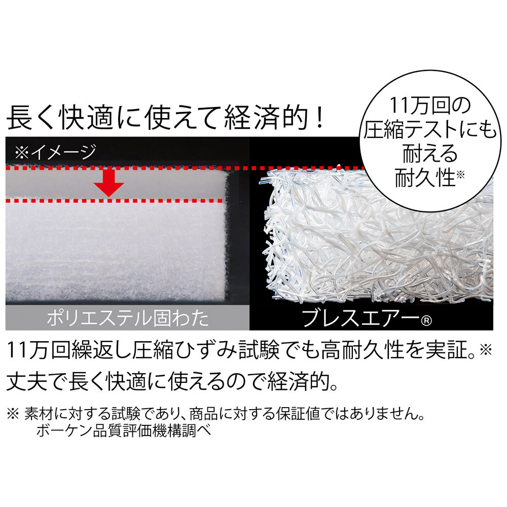 dinos（ディノス） マットレス 高反発 三つ折り 折り畳み ≪シングル