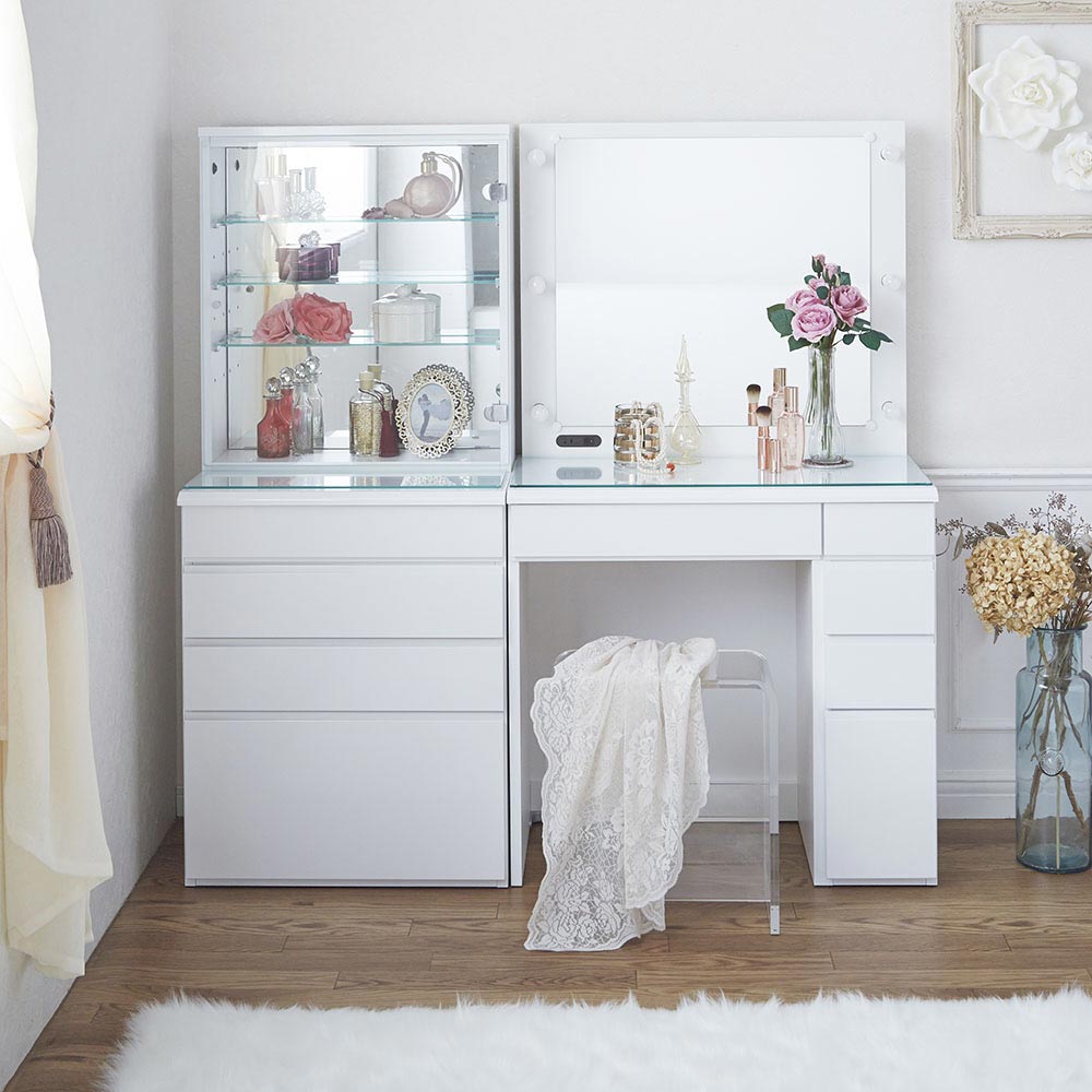 フォルテ LEDライト付き 楽屋ドレッサーシリーズ ドレッサー 幅99cm