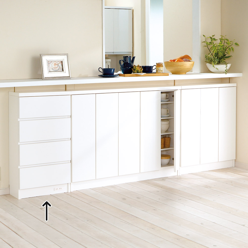 dinos（ディノス） シンプルカウンター下収納庫（奥行22高さ87cm