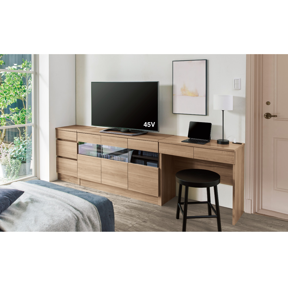 dinos（ディノス） 省スペースホテルライク ハイタイプテレビ台