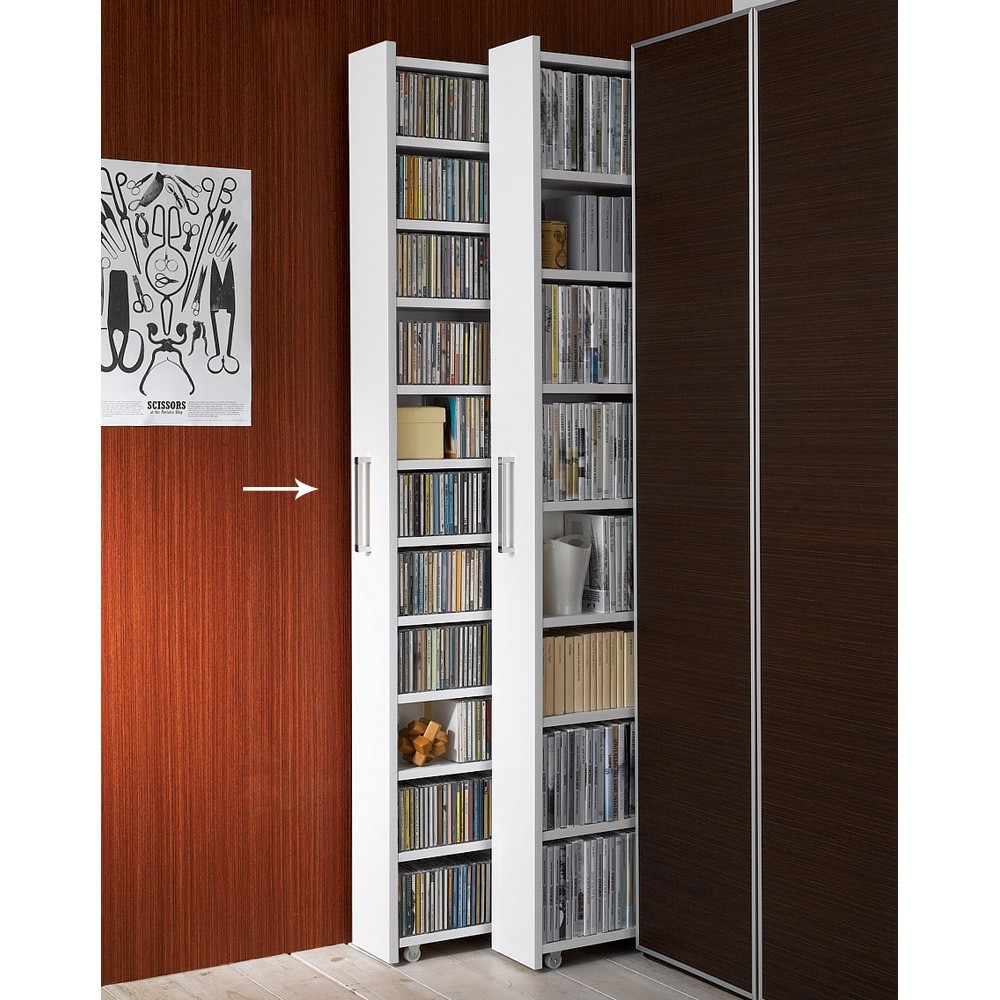 dinos（ディノス） 1cmピッチ スライド式すき間収納ワゴン単体 幅16cm