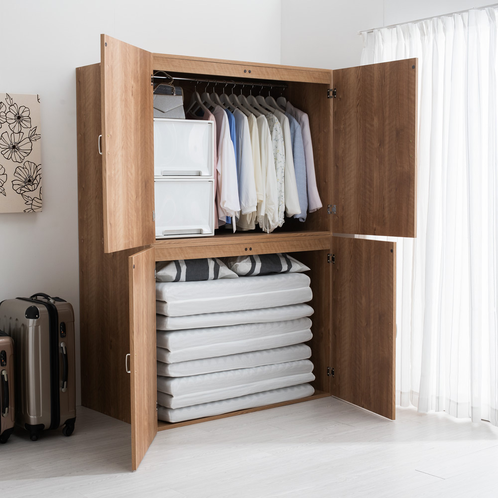 dinos（ディノス） 【国産】手軽に押し入れが作れる布団タンス 幅120cm