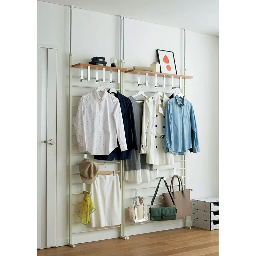 dinos（ディノス） 突っ張り式薄型ブティックハンガーシリーズ ハイ