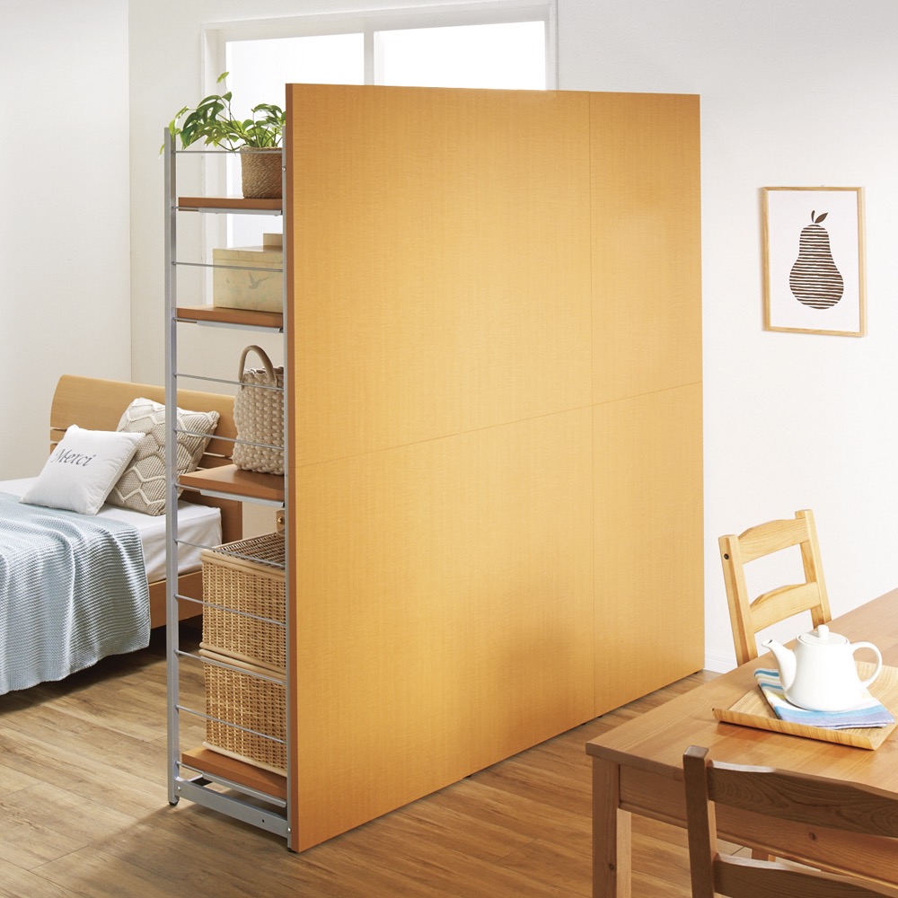 dinos（ディノス） お手軽間仕切り パネル収納ハンガーラック 板タイプ