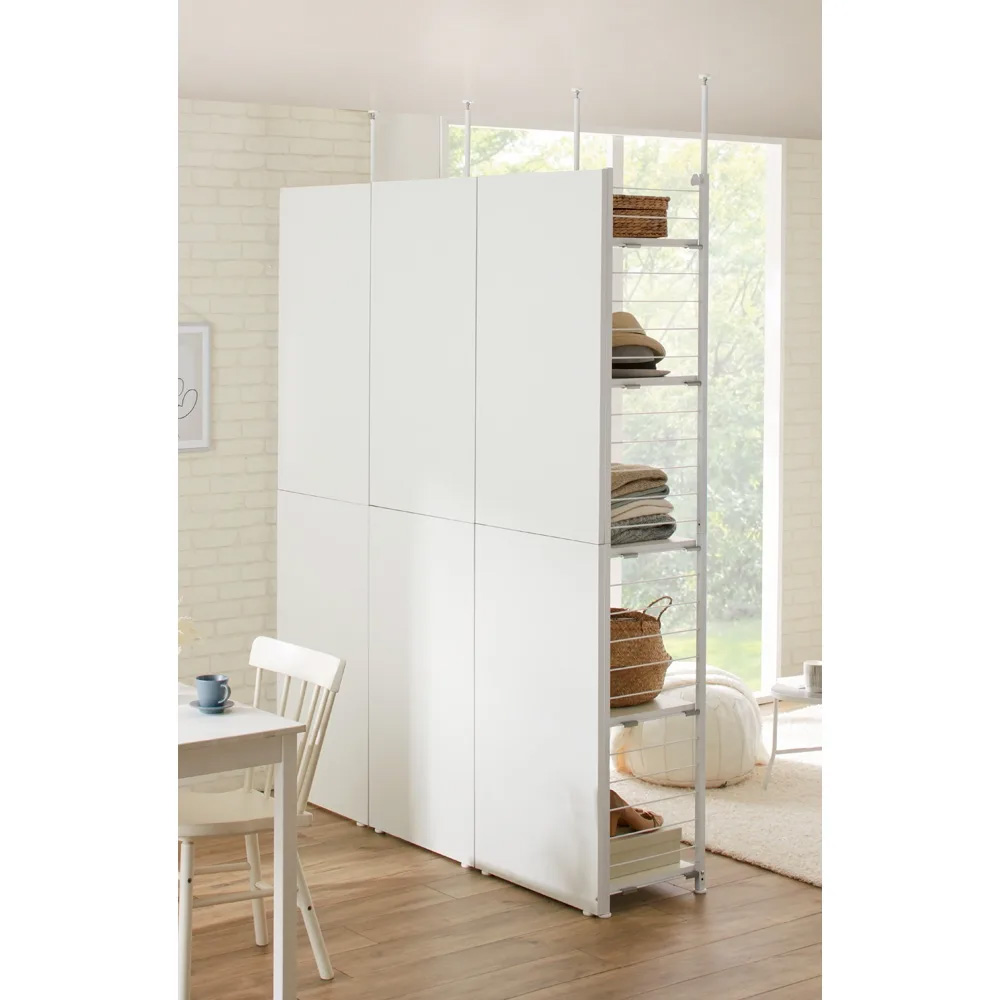 dinos（ディノス） ホワイト間仕切り収納 棚5段タイプ 幅60cm リビング