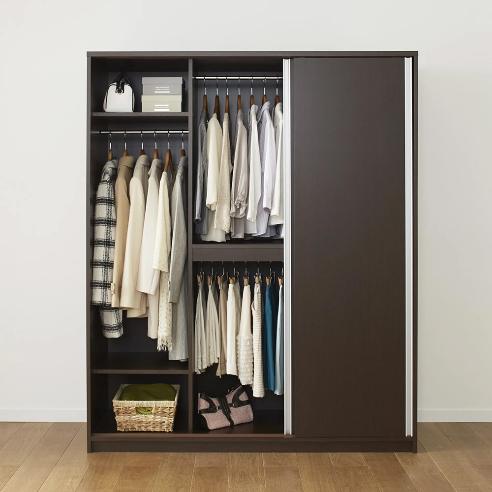 dinos（ディノス） 【日本製】3枚引き戸で出し入れも楽チン 大容量収納