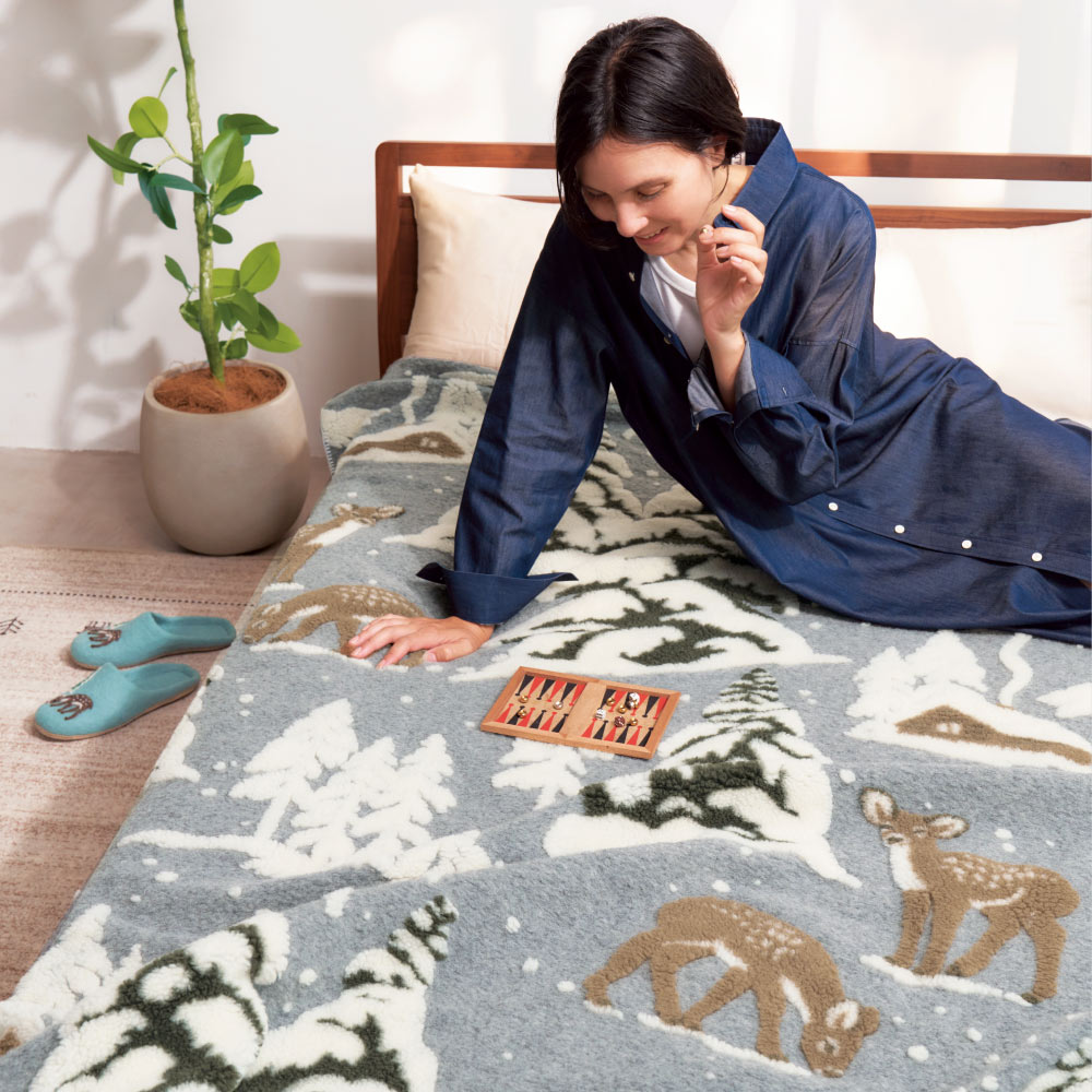 dinos（ディノス） ≪約105×155cm≫ ビエラ マルチカバー〈フォレスタ