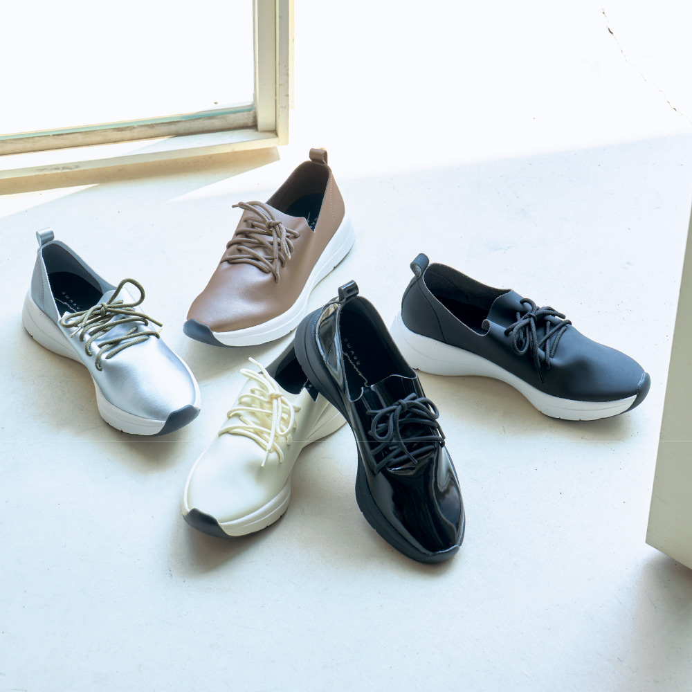 dinos（ディノス） newmo/ニューモ スニーカー風スリッポン 雨の日も